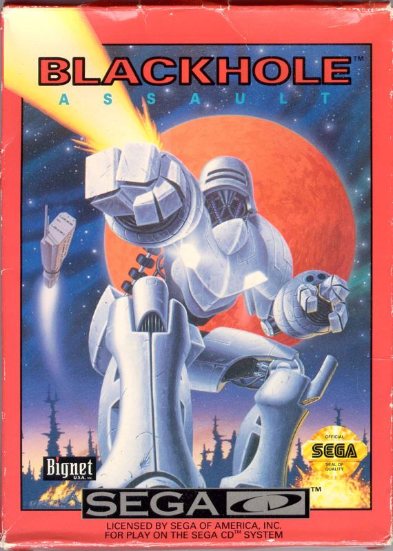 Black Hole Assault box art for Sega CD